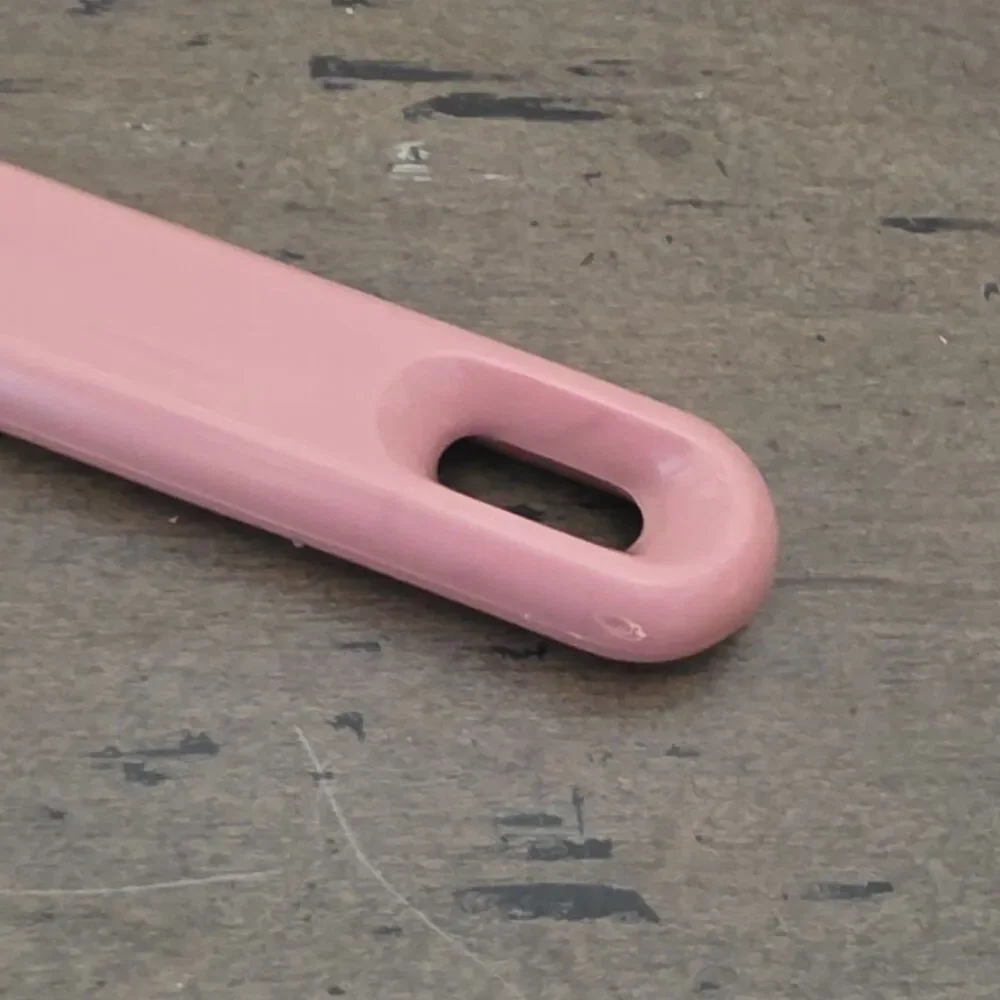 Vintage Royal Korea Pink Mauve Slotted Spatula Turner Wheat Design 11 3/4